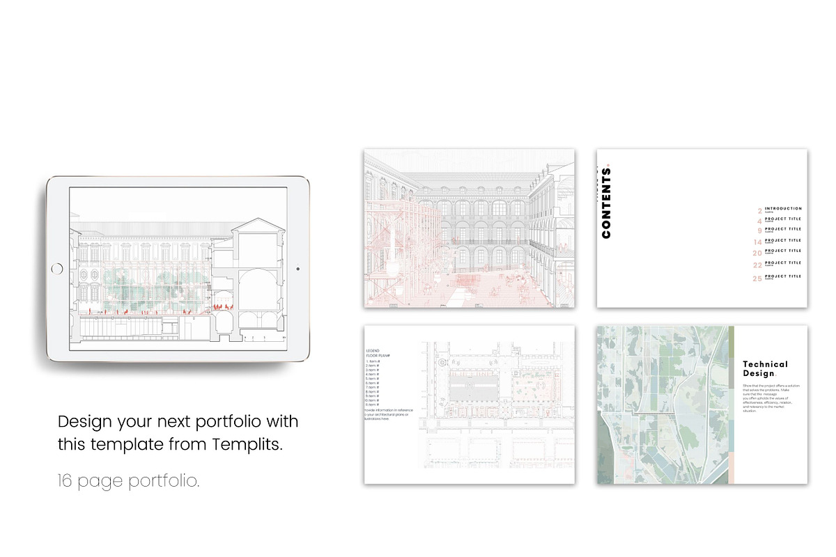 Architecture Portfolio Template, a Marketing Template by Templits (Photo 2 of 10)