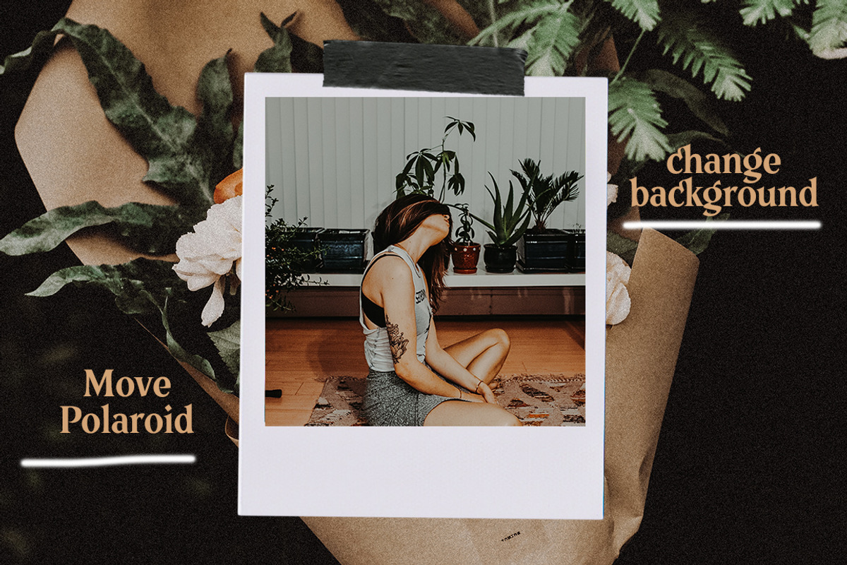 Vintage Photo Frame Mockup, a Social Media Template by 89 Golden Blvd (Photo 3 of 6)