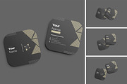 Square Business Card Mockup, an Advertising Mockup by YurnalisPerix (Thumbnail 1 of 4)
