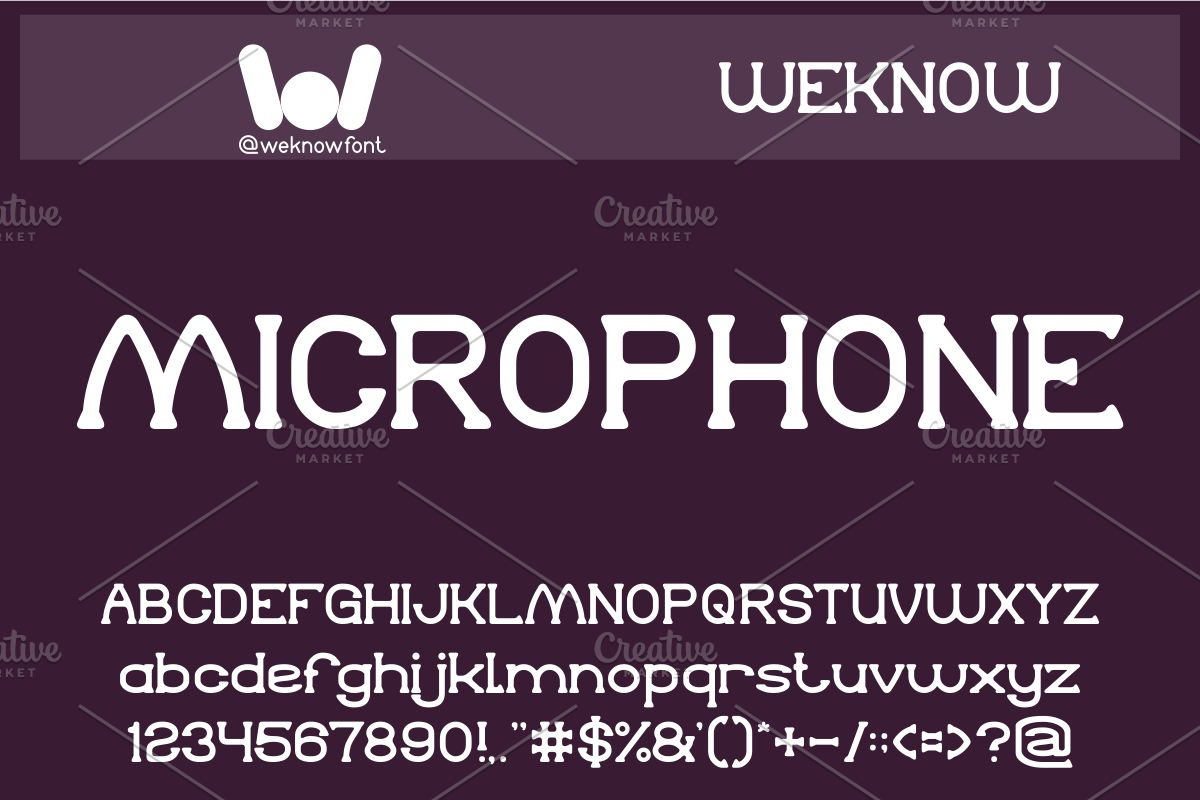 Lofi Music font, a Serif Font by weknow (Photo 4 of 5)