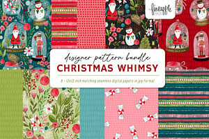 Cute Christmas Digital Paper