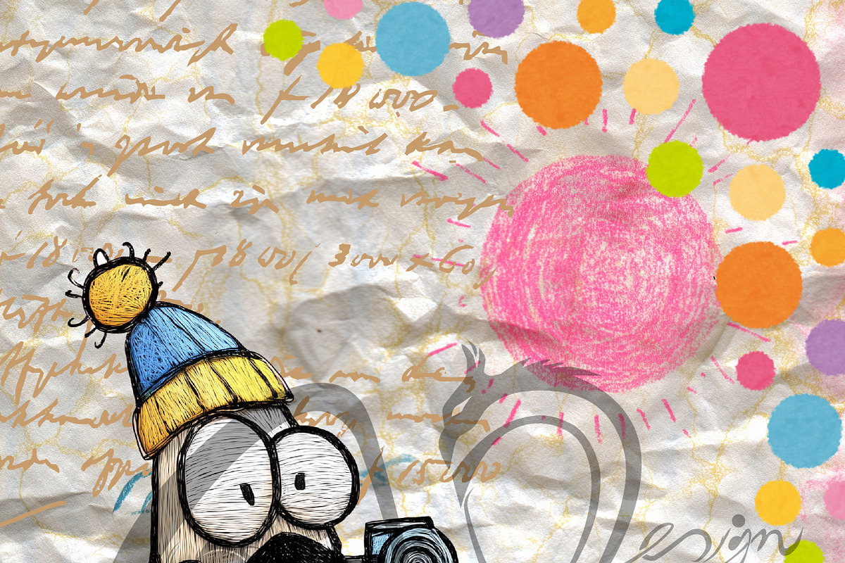 Doodle Planet: Funky creature Faces, an Animal Illustration by NiiiNArt (Photo 6 of 8)