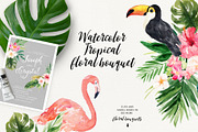 Summer Design Set-Tropical, an Animal Illustration by Graphic Box (Thumbnail 2 of 9)