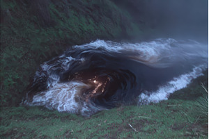 Black liquid is found in a well and, a Nature Photo by ZinetroN