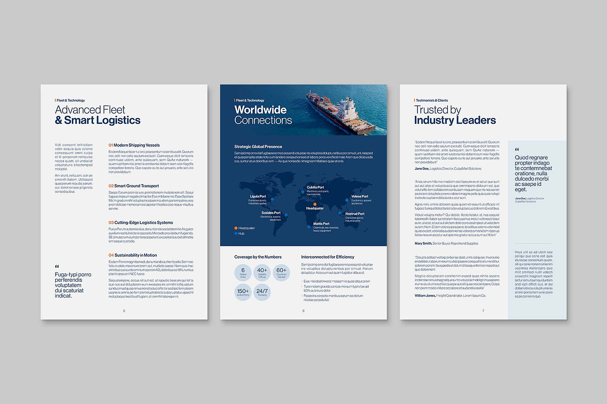 Digital Brochure Template, a Brochure Template by BrandPacks (Photo 4 of 6)