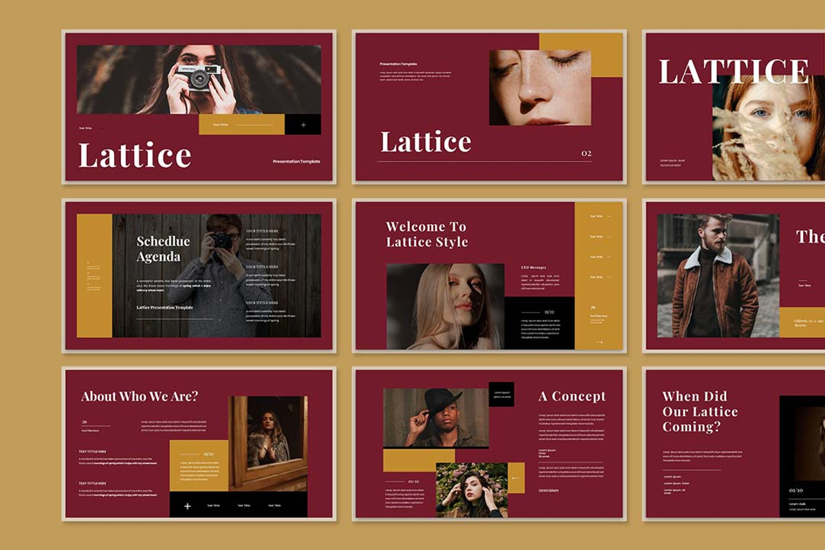 Lattice Presentation Template, a Presentation Template by Analogous Temp (Photo 2 of 5)