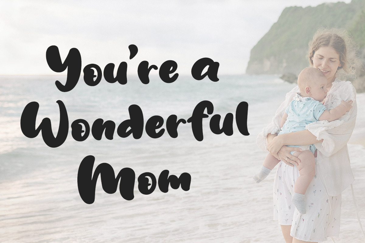 Stylish Mothers, a Handwritten Font by Megatype (Photo 3 of 7)