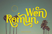 Wen Romun – Nostalgic Display Serif, a Serif Font by Mahesans Co (Thumbnail 1 of 11)