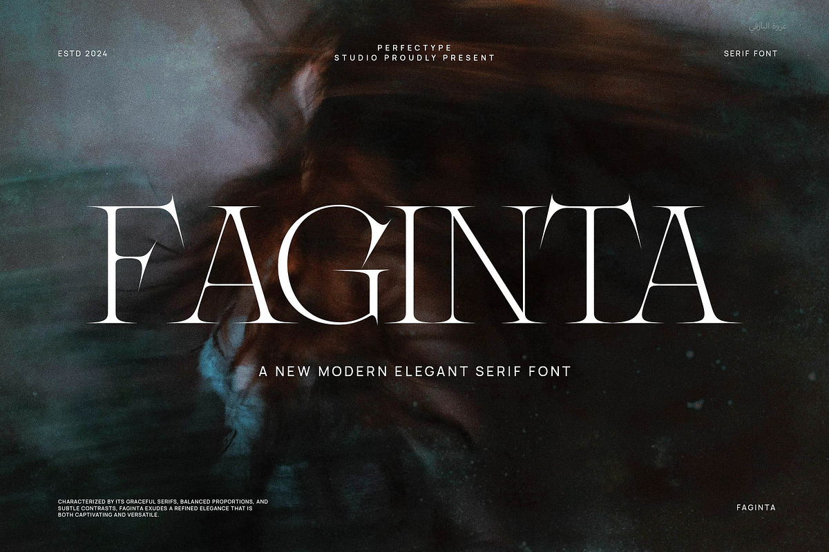 Faginta Minimalist Serif Font, a Serif Font by Perfectype (Photo 1 of 8)