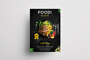 Modern Food Flyer Promotion, a Flyer Template by PixelsDesign (Thumbnail 1 of 3)