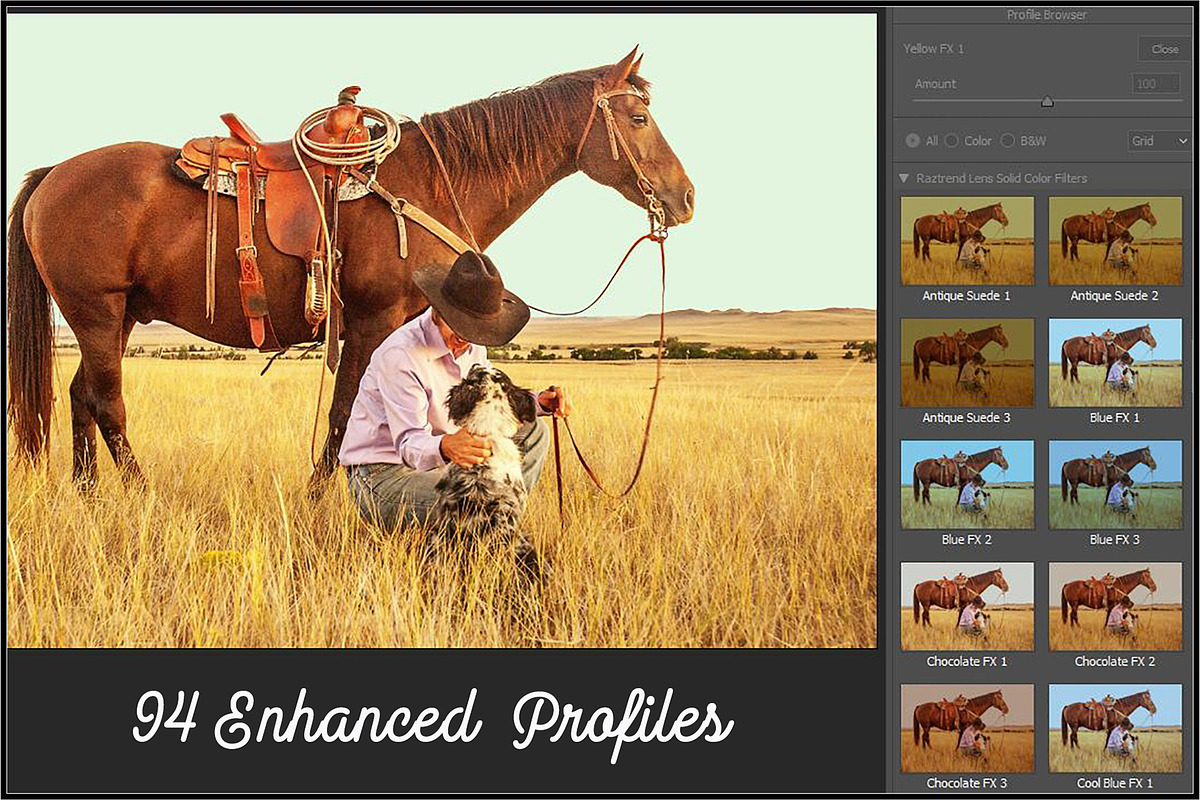 Lens Solid Color Filters profiles preview 2