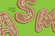 Gingerbread Letters, an Illustration by Quirky Queen Media (Thumbnail 7 of 8)