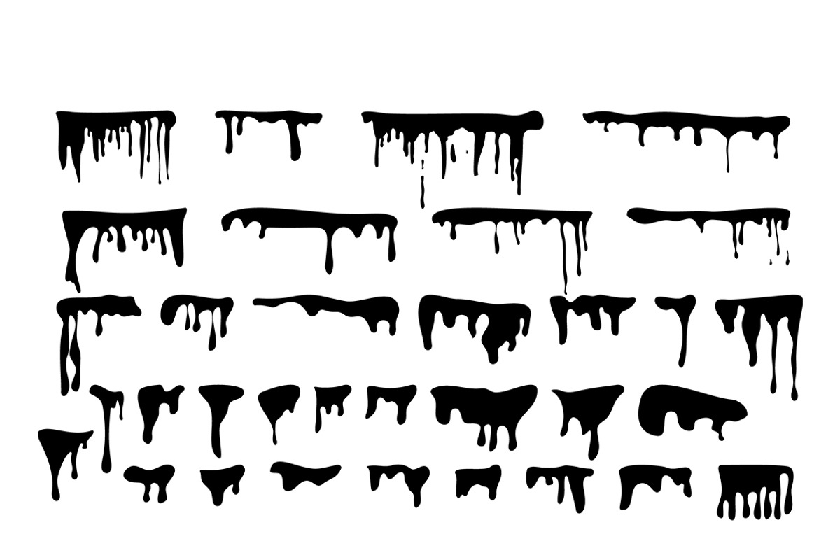 Dripping Bundle SVG, a Decorative Illustration by GeorgeKhelashvili