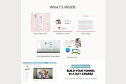 Systeme.io Blush Link in Bio, a Landing Page Template by Hayley's Digital Hub (Thumbnail 3 of 10)