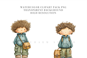 50 Back to School Clipart PNG, a Decorative Illustration by Pati Charm Studio (Thumbnail 5 of 8)