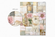 Vintage Pastel Collage Paintings, a Decorative Illustration by rileyBgraphics (Thumbnail 6 of 6)