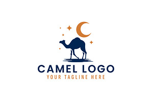 Camel logo vector icon illustration, a Branding & Logo Template by Dyn Studio