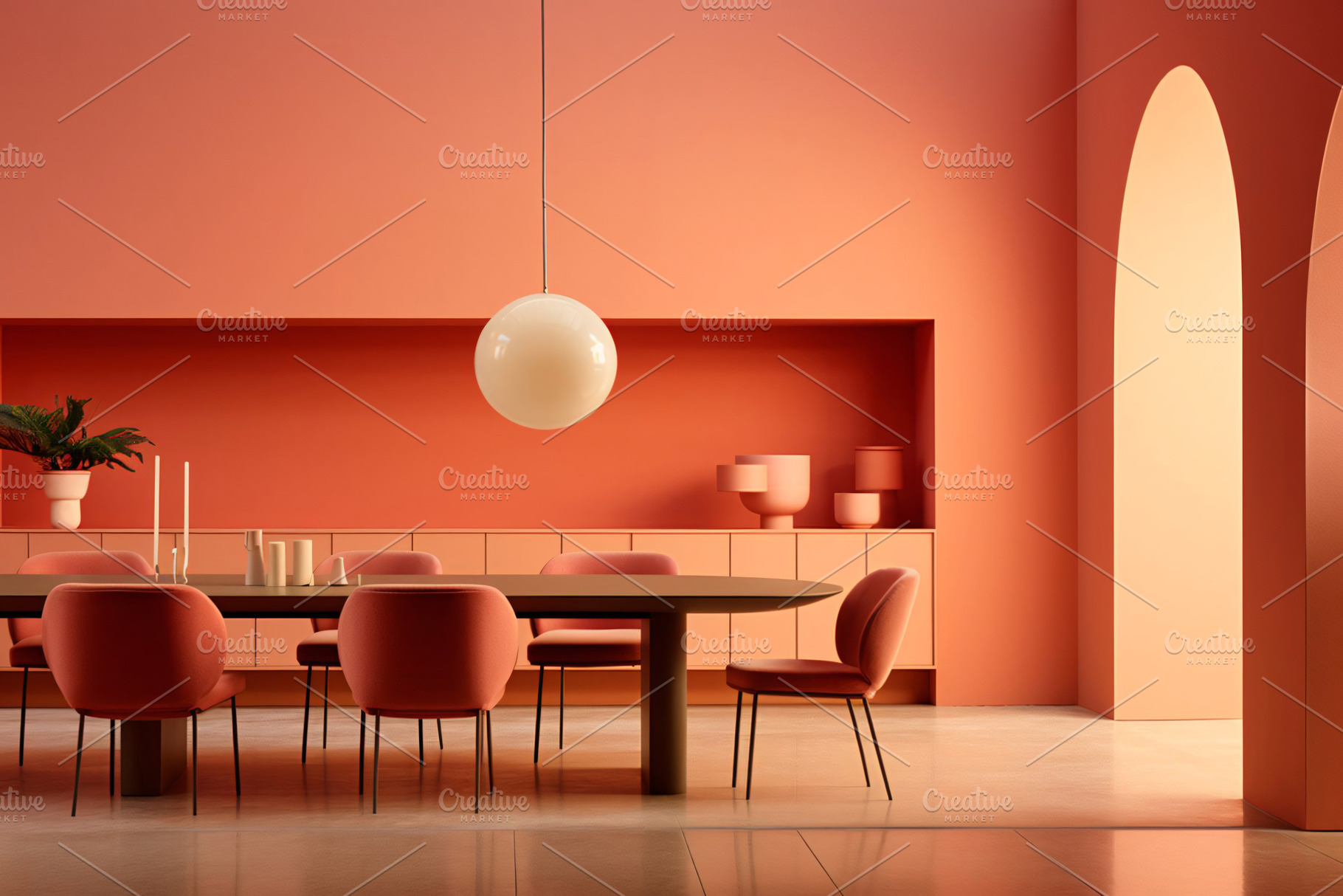 interior dining room, an Architecture Photo by OlgaPilnik