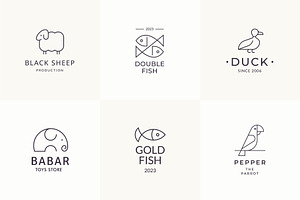 Animals - Outline Icons & Logos