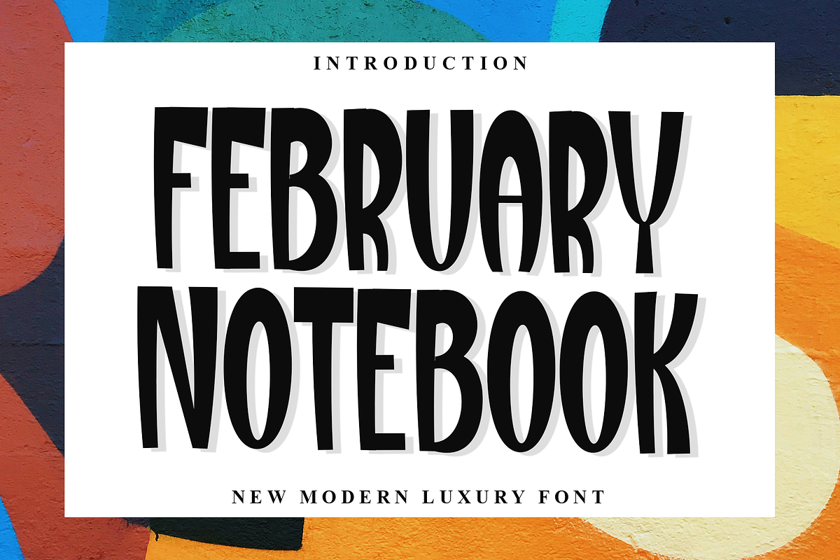 February Notebook, a Sans Serif Font by FreshTypeINK (Photo 1 of 8)