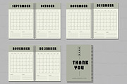 Editable Creative Monthly Planner, a Stationery Template by MightyDesign (Thumbnail 4 of 7)
