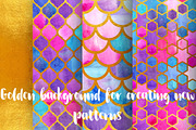 Watercolor Moroccan Patterns, a Pattern Graphic by Vavavka (Thumbnail 2 of 8)