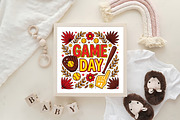 Game Day Softball Coquette Png, a Work Illustration by CraftArtStudio (Thumbnail 4 of 5)