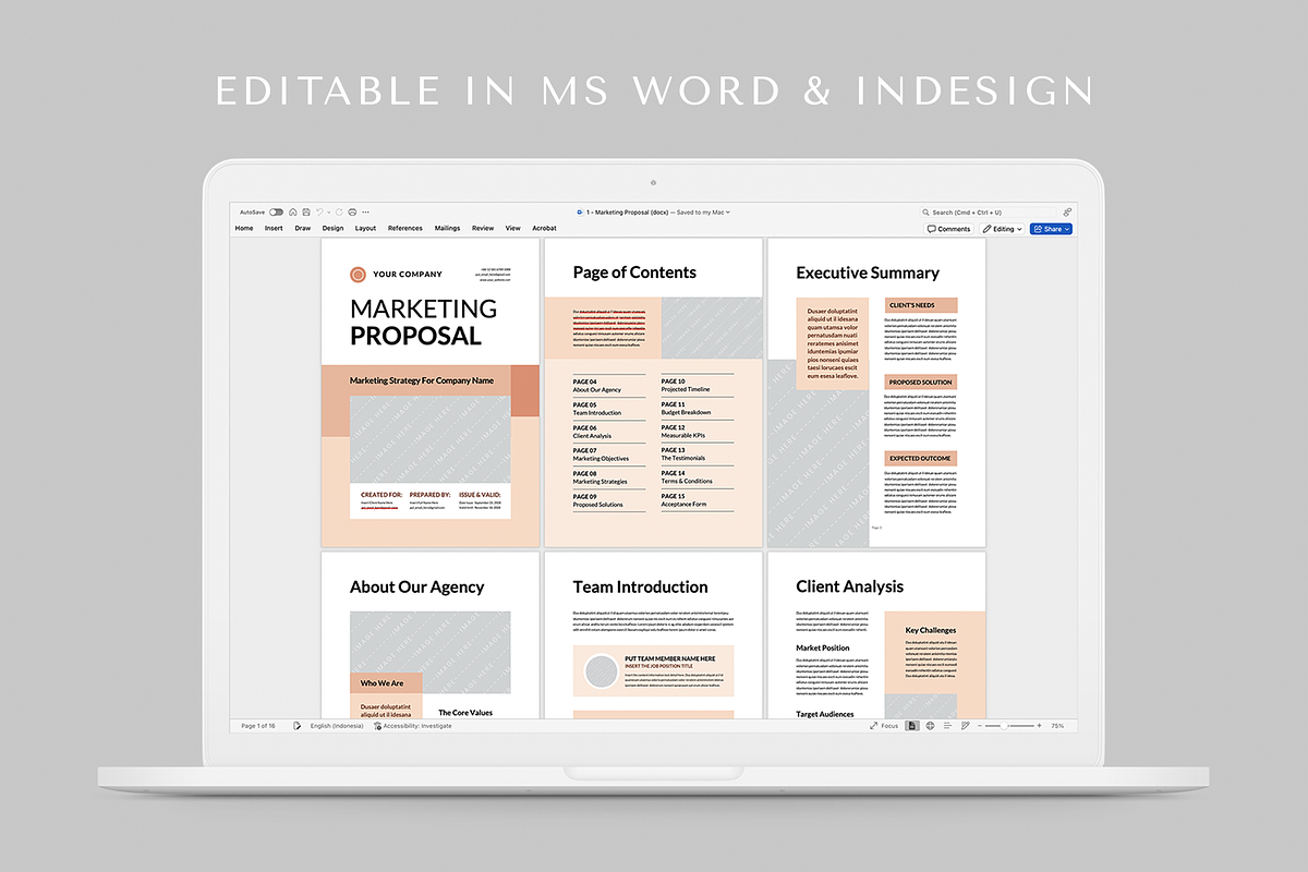 Marketing Proposal, a Brochure Template by Leaflove (Photo 10 of 10)