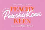 Peachy Keen Font Collection, a Font by ReveryWorks (Thumbnail 1 of 19)