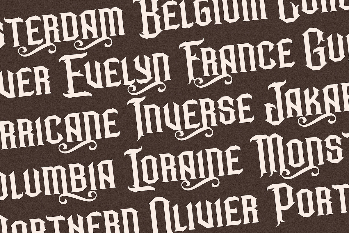 Bonwick Weaver - Victorian Font, a Blackletter Font by StringLabs (Photo 4 of 7)