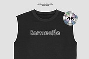 Muscle tee mockup, a Shirt Mockup by Barmecide Mockup Studio (Thumbnail 2 of 3)