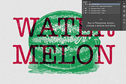 Ink Press Type Action, an Action Add-On by Design Assets (Thumbnail 3 of 6)
