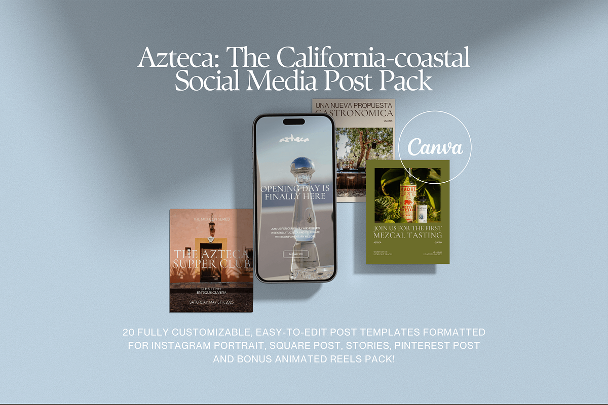 Premium Social Media Pack for Canva, a Social Media Template by Soigné Branding Studio (Photo 8 of 8)