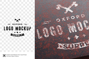 Metal Logo Mockup