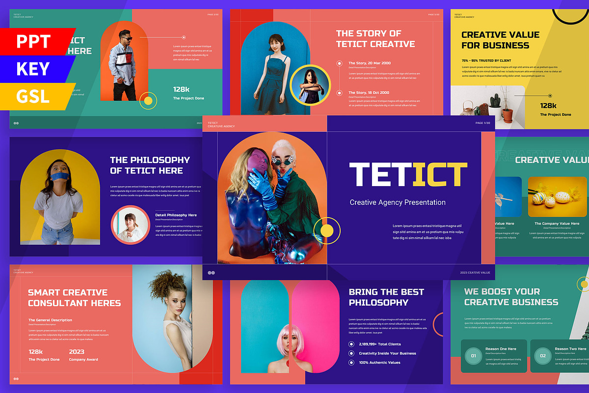 Tetict Creative Agency Presentation, a Presentation Template by Haidezign (Photo 1 of 5)