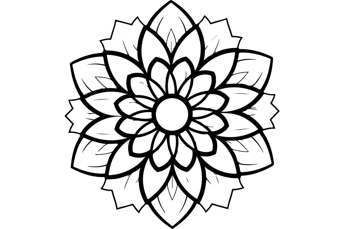 Floral Mandala, an Object Graphic by Designer_Momina (Photo 9 of 19)