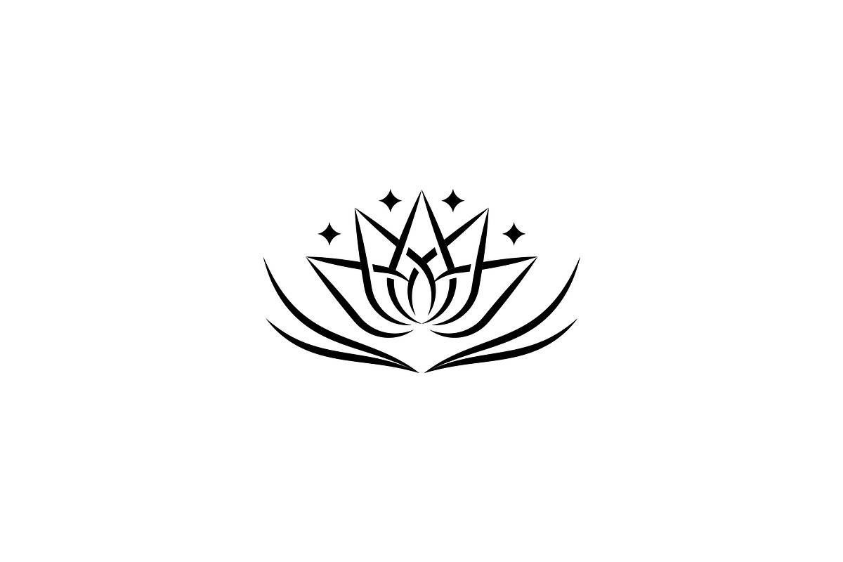 Luxury Lotus with Star Logo, a Branding & Logo Template by Luxury Logos (Photo 3 of 4)
