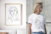 Female Aesthetic One line Drawings, a Graphic by Katrinelly (Thumbnail 4 of 19)
