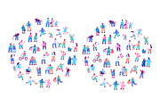 Tiny people crowd, a Person Illustration by Vector_Art (Thumbnail 12 of 12)