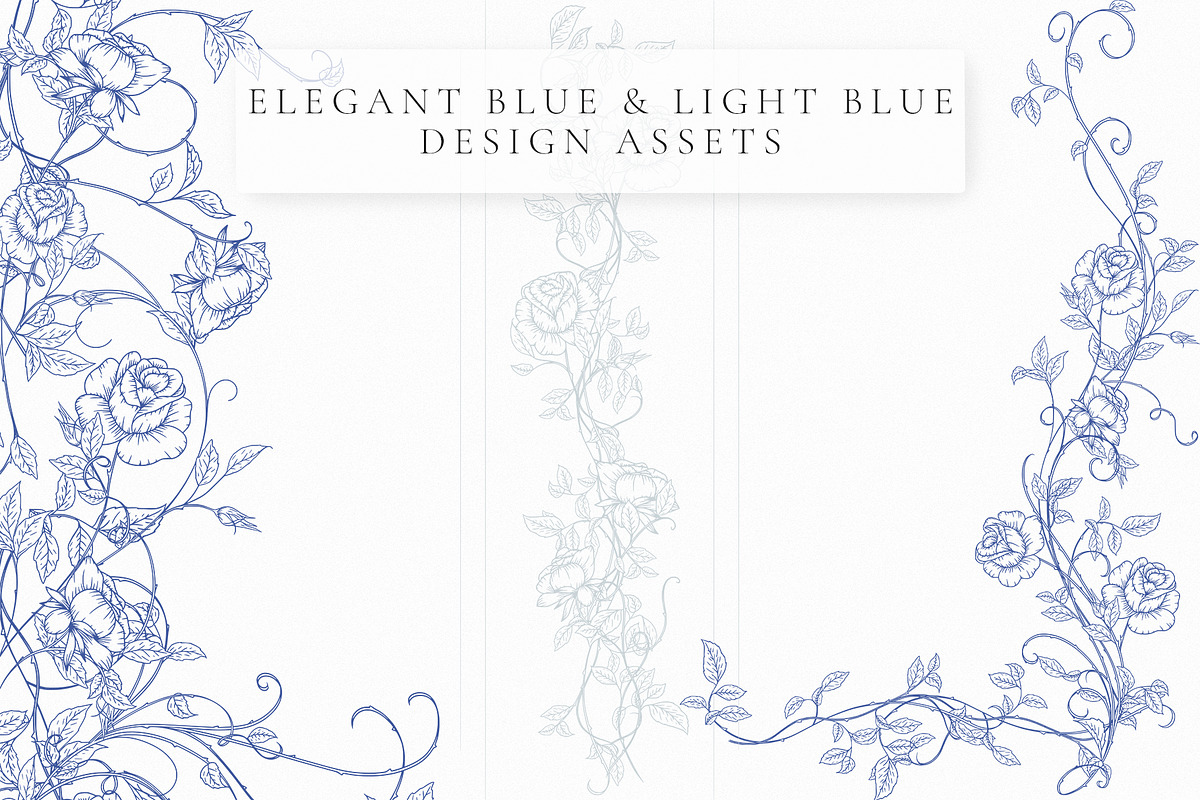 Rose Garden LineArt, a Decorative Illustration by AW Studios (Photo 4 of 11)