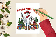 Howdy Christmas Cowboy Ghost Png, a Seasonal Illustration by Rose Art (Thumbnail 2 of 4)
