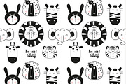 Nursery Art Funny Jungle Animals, an Animal Illustration by Nursery Art (Thumbnail 11 of 13)