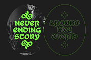 Wanderland Display Font, a Script Font by Vintage Type Company (Thumbnail 6 of 9)