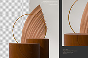 5 Podium with Transparent Background, a Background Graphic by faustudio (Thumbnail 7 of 7)