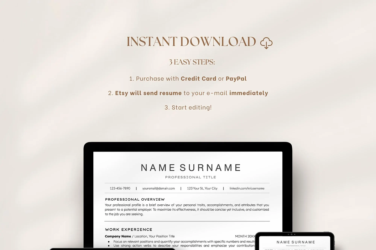 ATS Resume Google Docs Resume, a Resume Template by OkiDocs Resume Templates (Photo 5 of 10)