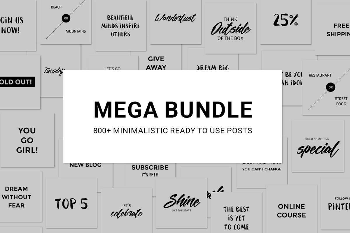 800+ Social Media Posts - Bundle, a Social Media Template by Annemiek van Luinen (Photo 12 of 12)