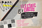 80’s Punk Rock Seamless Patterns, a Pattern Graphic by Dawn Patrol Digital (Thumbnail 1 of 8)
