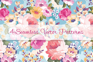 Floral Patterns Set