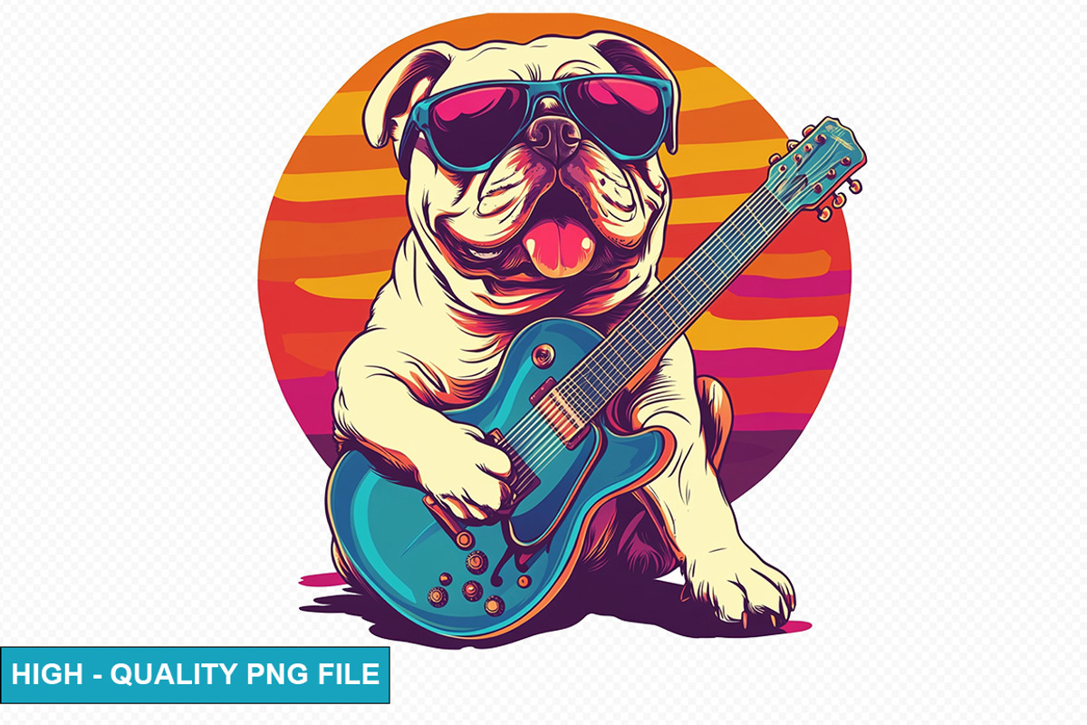 Music Dog Clipart Bundle, an Illustration by crative8112 (Photo 10 of 15)
