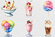 Summer Sweet Treats Clipart, an Illustration by Black Bird Studio (Thumbnail 2 of 6)